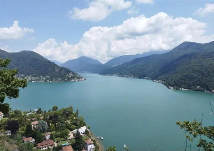 Rifugio Sul Lago Di Lugano A ปอร์โต เซเรซิโอ ภายนอก รูปภาพ